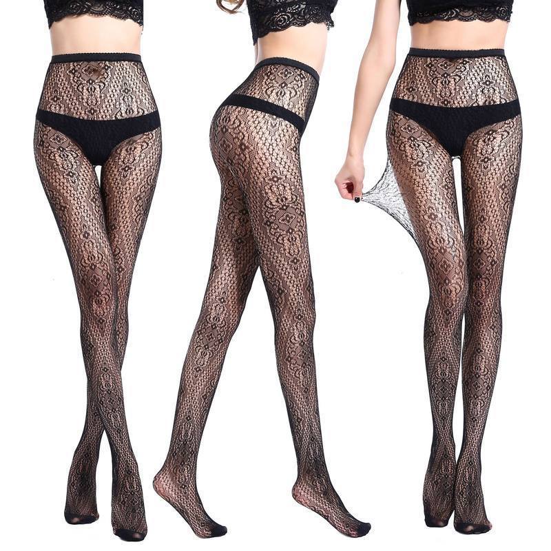 Base Stockings Semi-permeable Lace Sexy Polyester Stockings Net Pants