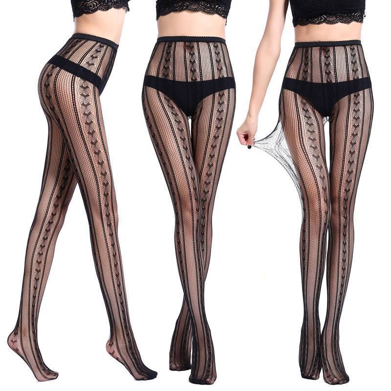 Base Stockings Semi-permeable Lace Sexy Polyester Stockings Net Pants