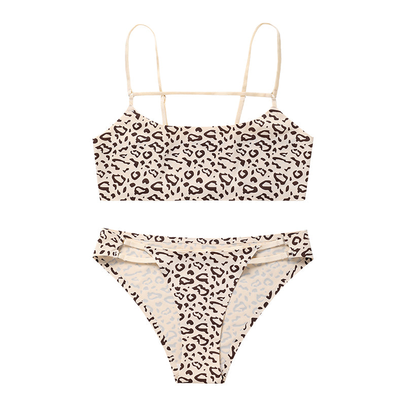 Sexy Leopard Print Bra Lingerie Set