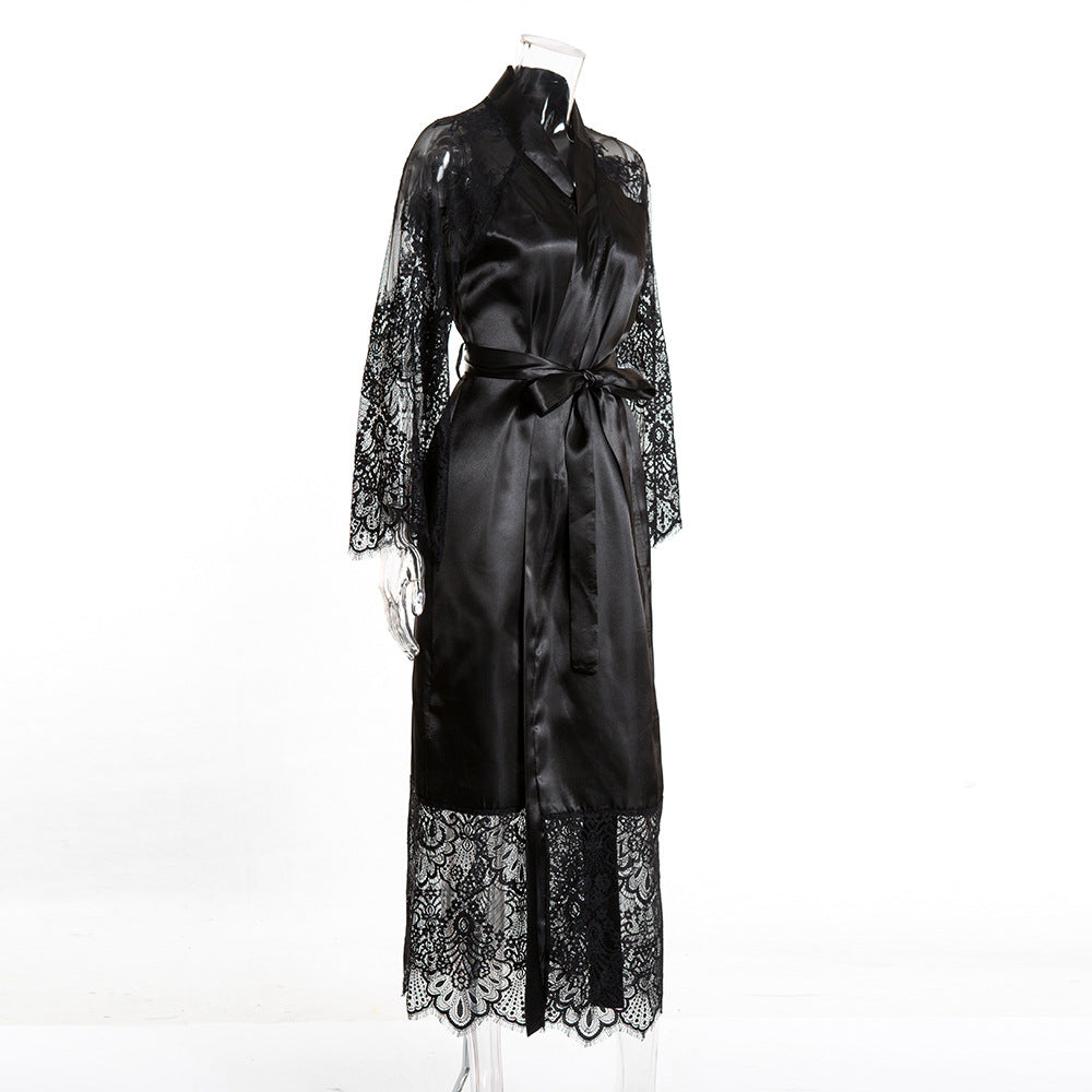 Sensual Lace Robe – Elegant and Alluring Nightwear