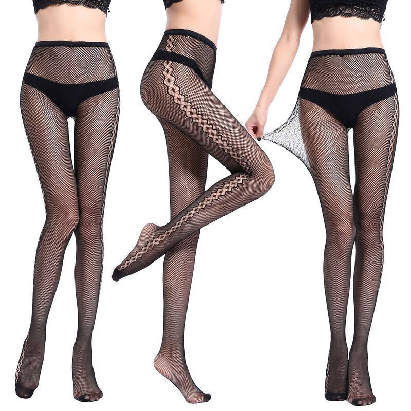 Base Stockings Semi-permeable Lace Sexy Polyester Stockings Net Pants