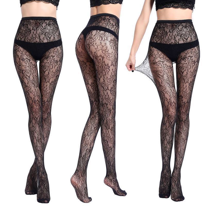 Base Stockings Semi-permeable Lace Sexy Polyester Stockings Net Pants